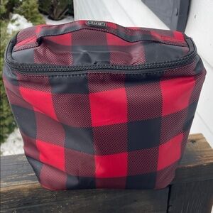 Lug Women’s Red and Black Plaid Toiletry Bag